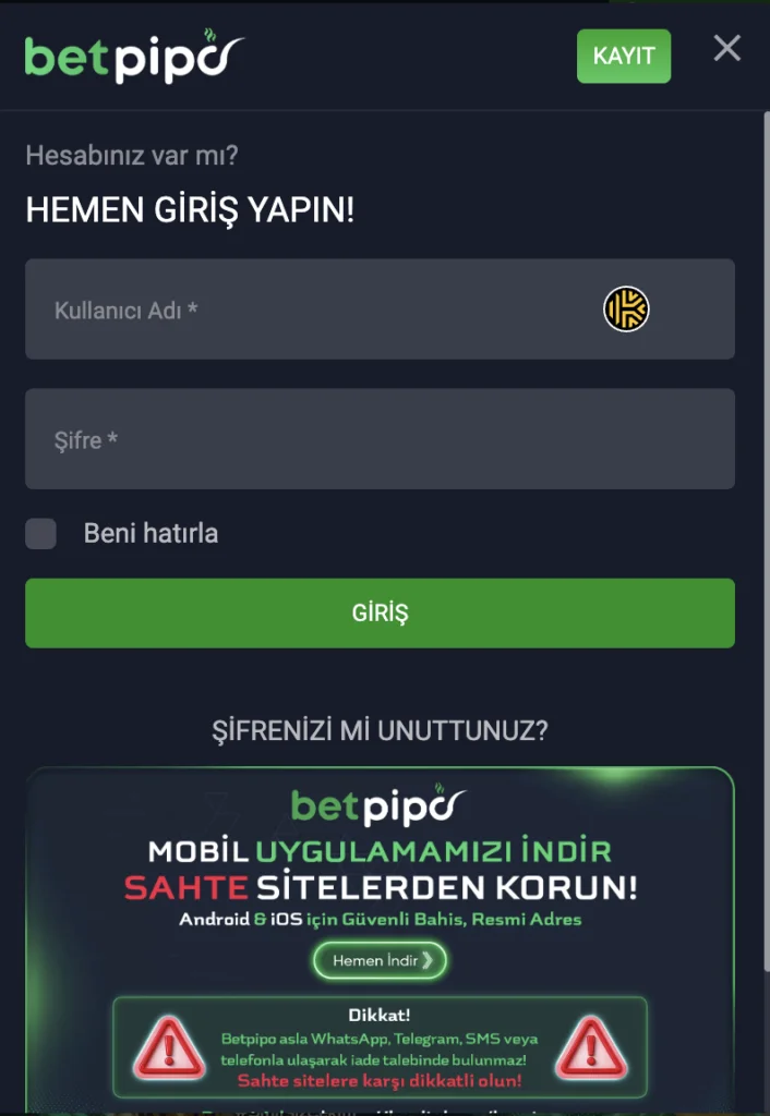 Betpipo spor